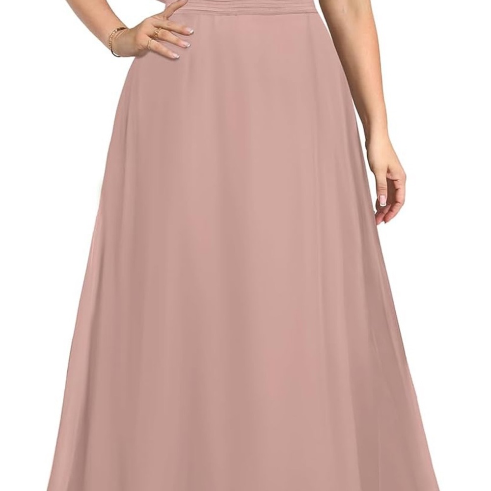 Elegant Pink Maxi Skirt